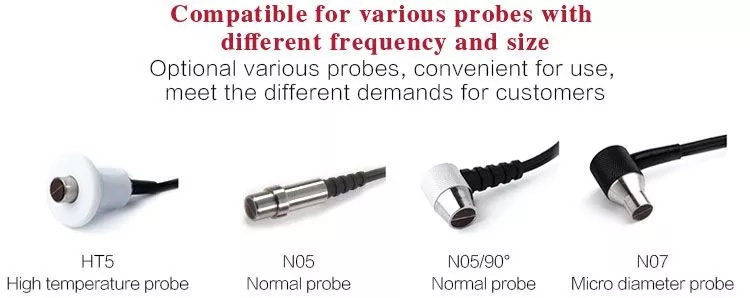 Ultrasonic thickness gauge probes