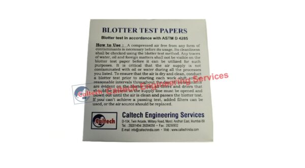 Blotter Test Paper